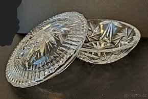 Broušená miska s poklopem, PERFEKTNÍ STAV - 7