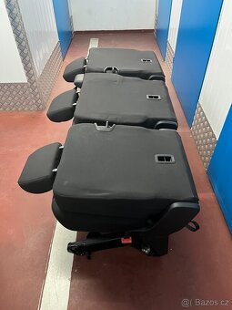 Druhá řada sedačky Transporter Caravelle T5 T6 dvoje šoupačk - 7