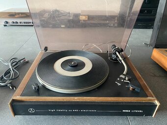 Mix gramofony, zesilovače, repro Tesla - 7