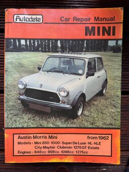 MINI Classic montážní a renovační manualy, sběratelské knihy - 7
