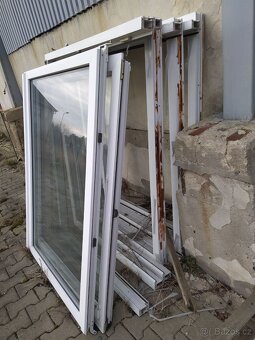 Použité plastové okno bez rámu 152 cm Šířka 108 cm х2 - 7