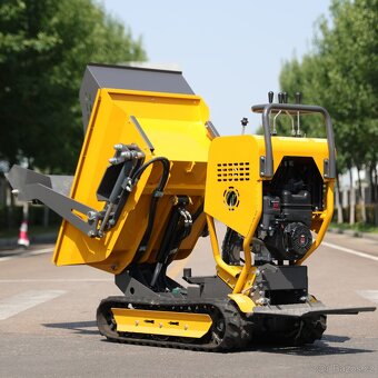 Pásový dumper 500 kg – motor Briggs & Stratton - 7