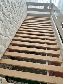 Dětská postel z masivu, schody s úložným prostorem - 7