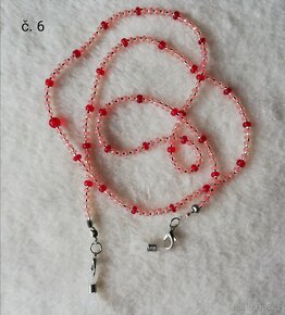 Korálky na brýle a roušky - 7