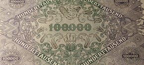 100.000 KRONEN 1922 RAKOUSKO - UHERSKO - 7