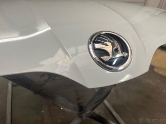 Fabia 3 III přední kapota 2017 bílá perleť - 7