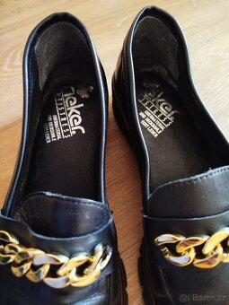 Kožené mokasíny Rieker, vel. 42 - 7