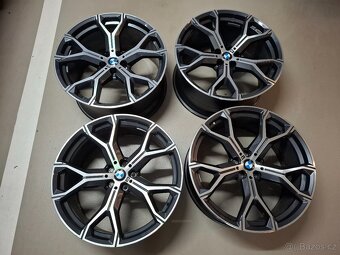 Originál sada 21" BMW G05, X5, X6 style 741M - TOP - 7