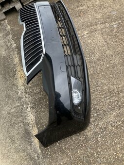 predni naraznik skoda superb ii 13-15 cerny maska - 7