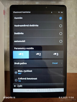 Navigační tablet 8" - iGO PRIMO TRUCK + SYGIC TRUCK - 7