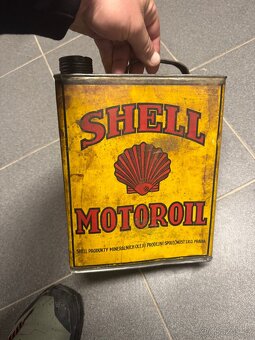 Stará plechovka od oleje Shell - 7
