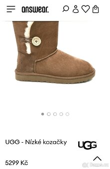 UGG Nízké kozačky 37-38 - 7