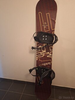 snowboard Gravity 156cm (možná 159) včetně vázání i bot - 7