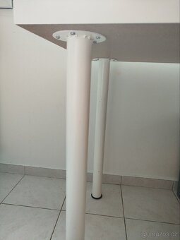 Bílý stůl Ikea Linnmon/Adils - 7