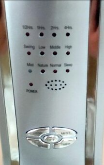 Stojanový ventilátor a zvlhčovač vzduchu s vodní párou - 7