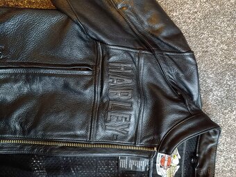 Kožená značková bunda Harley Davidson - 7