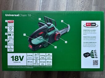 NOVÁ řetězová pila Bosch UniversalChain 18 (s baterií) - 7