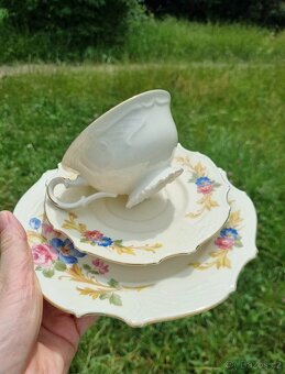 Starožitná porcelánová sada Bareuther Německo - 7