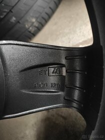 Sada kol 5x120 R16 BMW Dezent, Continental Sportcontact 4mm - 7