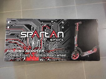 -NOVÁ- Sklápěcí hliníková koloběžka Jumbo 230 mm - č - 7