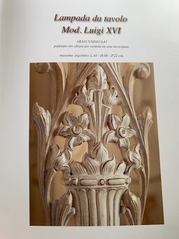Prodam italsku lampu stolní mod. LUIGI XVI. - 7