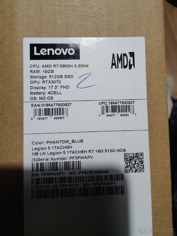 Herní notebook Lenovo Legion 5 - 7