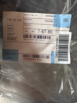 Originál koberce BMW 7 F - textil - 7