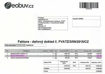 302 Luxusní značková kožená dětská obuv ECCO vel.27 - 7