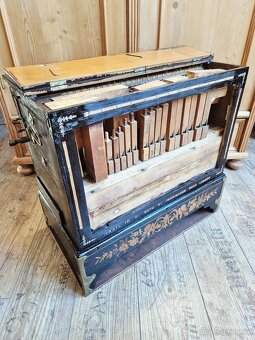 Velký starožitný píšťalový flašinet FRATI & Co., 1900 - 7