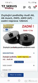 ST-SUSPENSIONS-PODOŽKY ZVEDNUTÍ PODVOZKU AUDI A6 4F - 7