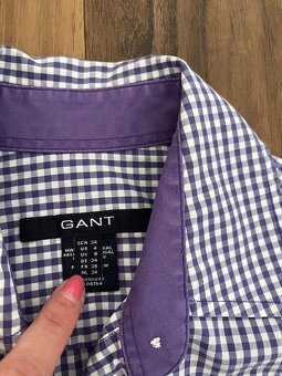 Kostkovaná košile Gant, velikost XS - 7