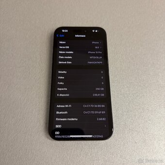 iPhone 15 Pro 256GB blue titan, 12 měsíců záruka - 7