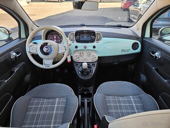 PRODÁNO - Fiat 500 Lounge 1.2 51kW Facelift PANO KLIMA - 7