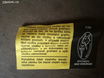 Zadlabací zámky - 7