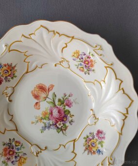 Velký porcelánový servírovací talíř Weimar (1945-1949) - 7