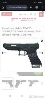R34 R5 WE green gas pistole - 7