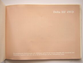 Lancia Delta - Betriebsanleitung - NÁVOD K OBSLUZE - 7