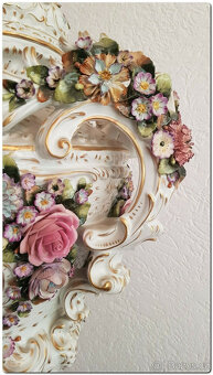 1911 - Porcelánová ornamentální váza - váza potpourri v neor - 7