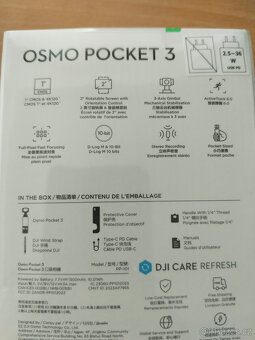 Nová kamera + stabilizátor, DJI Osmo Pocket 3 - 7
