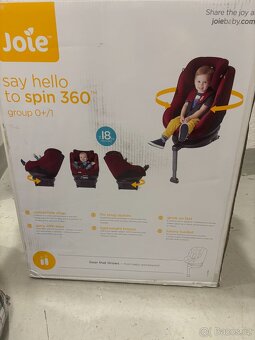 Otočná autosedačka Joie meet spin 360 - 7