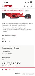 Vozík spárové pily HILTI DSH -FSC - 7