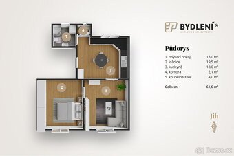 Prodej bytu 2+1 62 m² Duchcovská, Teplice - 7