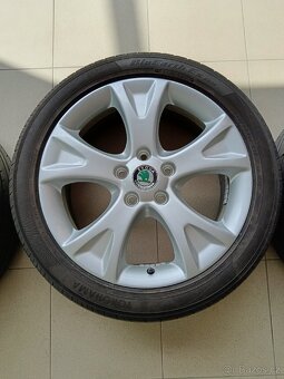 ALU R17 225/45, 5x112 Pallas Letní Škoda, VW, Seat - 7
