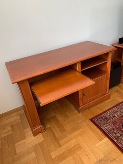 Psací pracovní stůl MASIV třešeň - 7