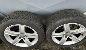 Alu kola R17 5x112 Audi + Zimní pneu 225/50/17 Goodyear - 7