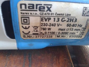 Příklepová vrtačka NAREX EVP 13 G-2H3 - 7