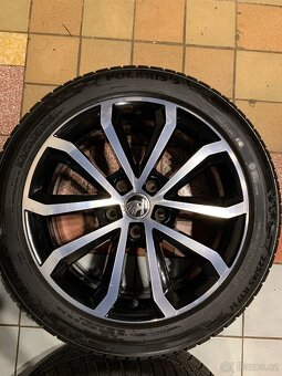 Alu kola Škoda R17 5X112 ZÁNOVNÍ ZIMNÍ PNEU 225/45 R17 HAWK - 7