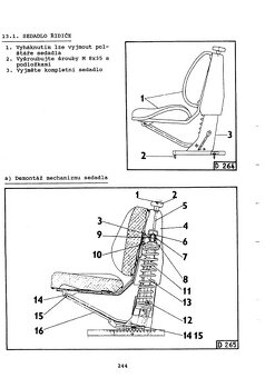 Zetor 3320-6340 díl. příručka, návod, kat. dílů 3340-7340 - 7