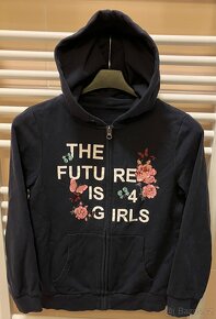 Mikiny a svetr holka obleceni vel.146 - 7