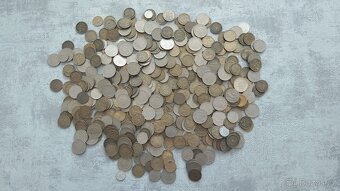 2kg československé mince, 445ks konvolut minci - 7